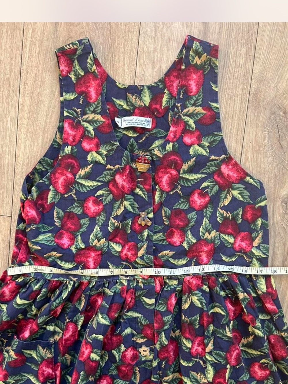 Vintage women’s apple Print Dress